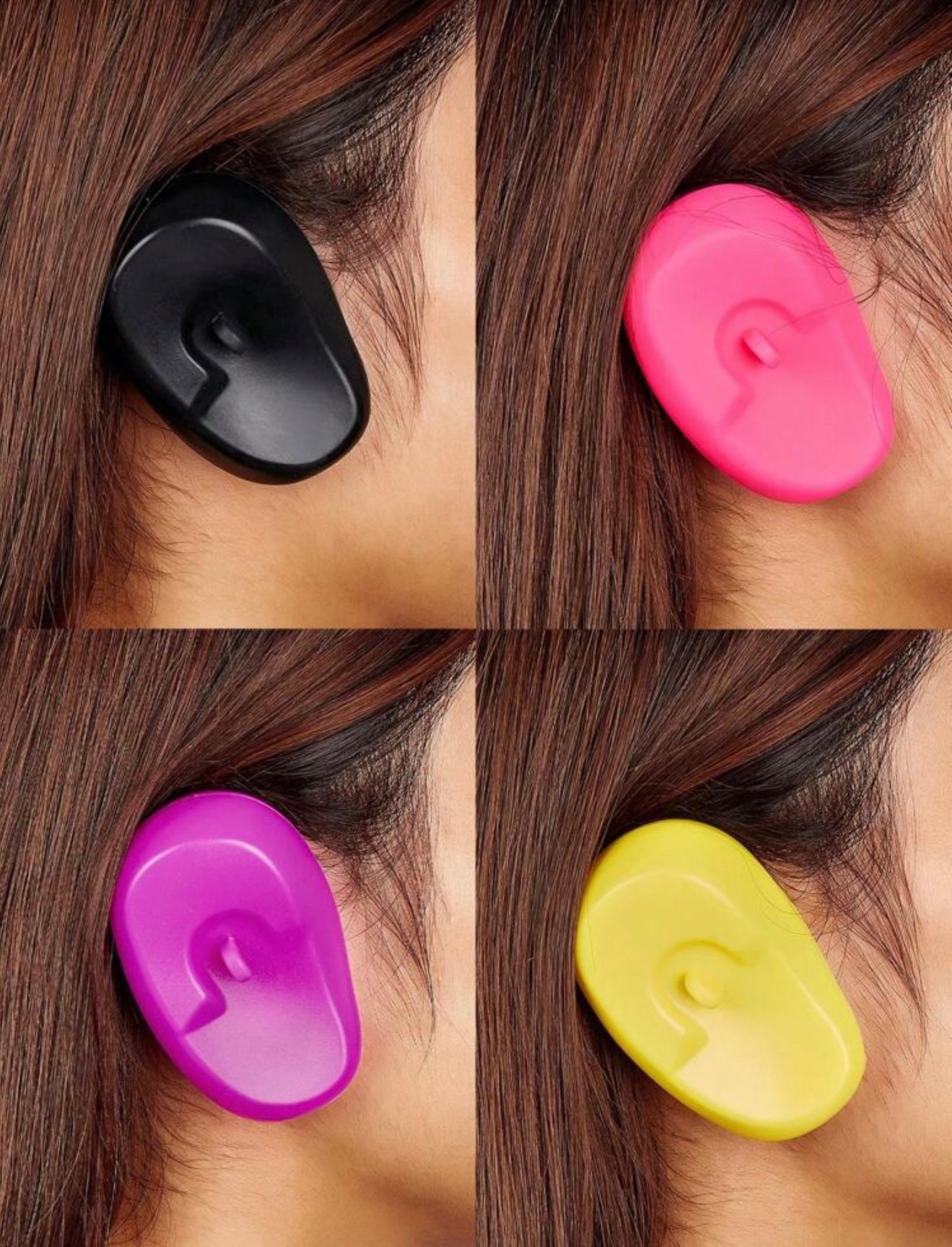 Silicone ear cover, for beauty care