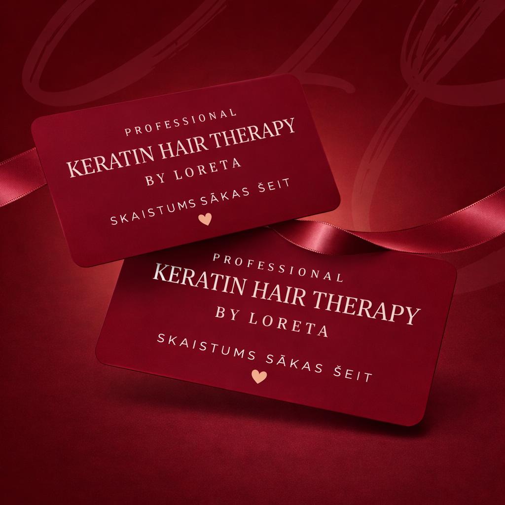 Keratin Hair Therapy dāvanu karte