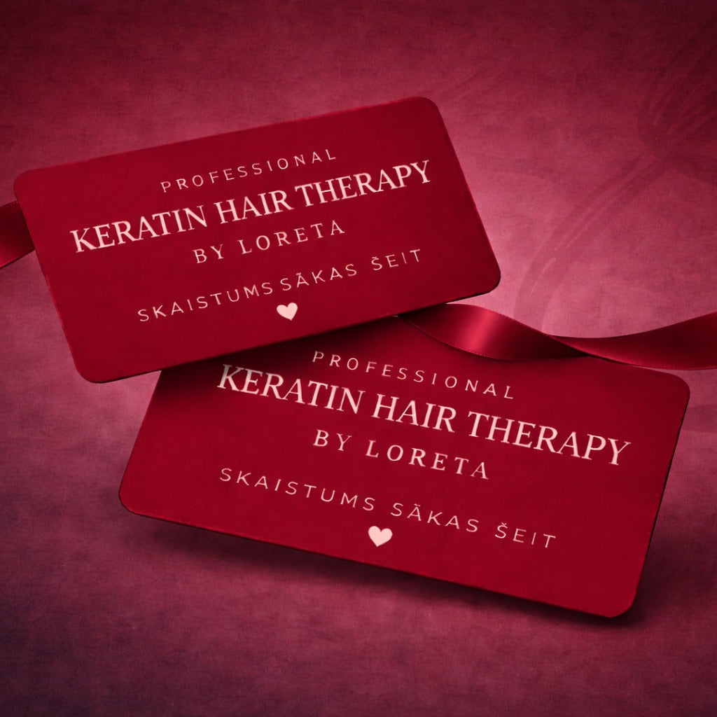 Keratin Hair Therapy digitālā dāvanu karte