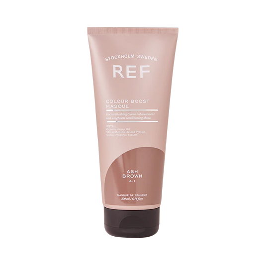 COLOUR BOOST ASH BROWN - TONING HAIR MASK COOL BROWN TONES, REF STOCKHOLM