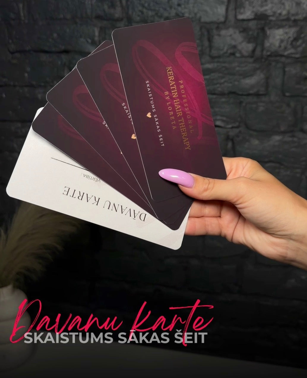 JAUNUMS! Keratin Hair Therapy fiziskā dāvanu karte